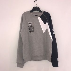 Grey Lightning Crew Neck